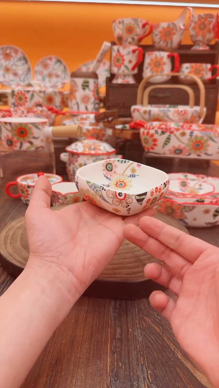 罐罐景德镇陶瓷餐具碗碟盘子