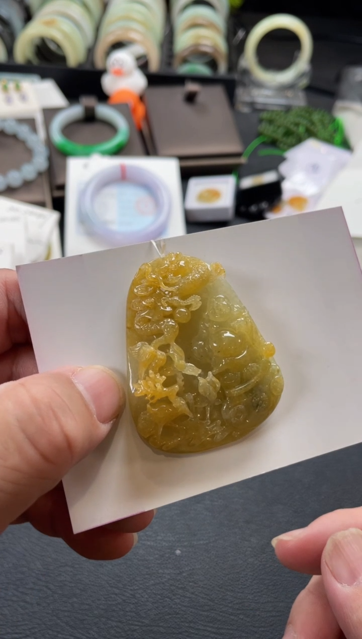 【闪购商品】翡翠颈饰未镶嵌吊坠