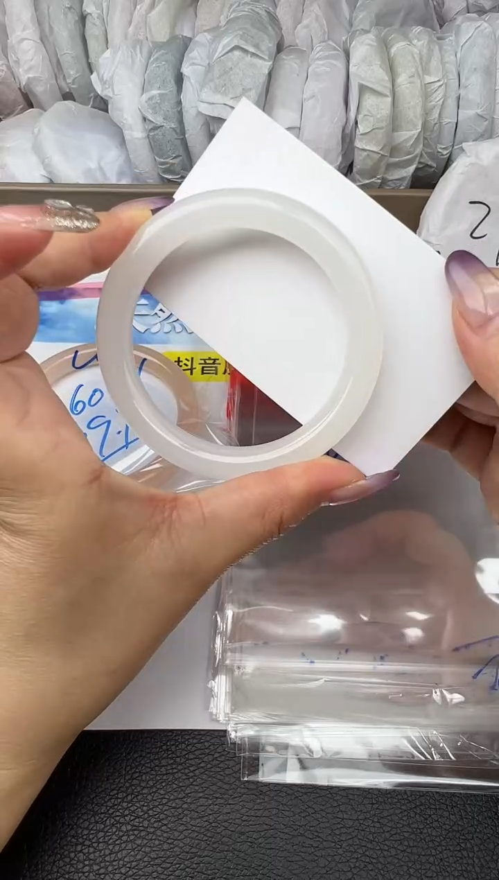 未镶嵌手镯石英质玉圈口53 54