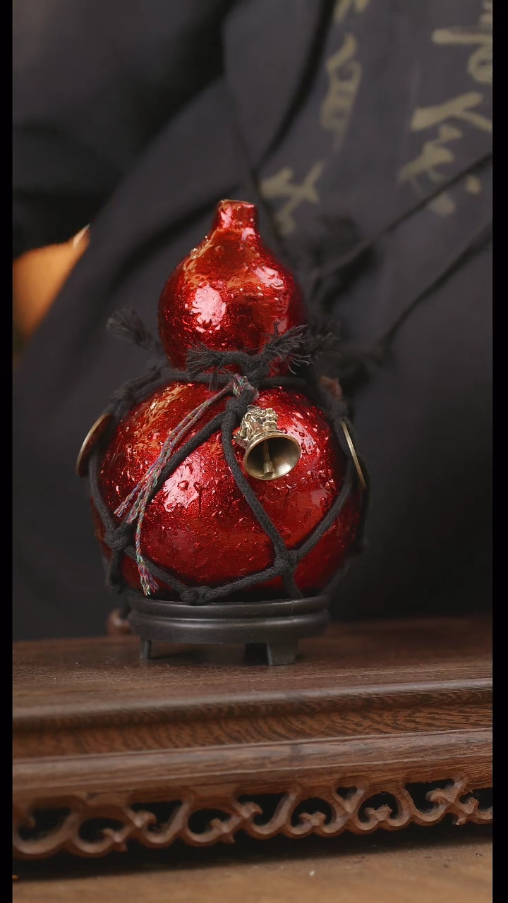 【闪购商品】365号精品天然大漆工艺防渗内胆酒葫芦~