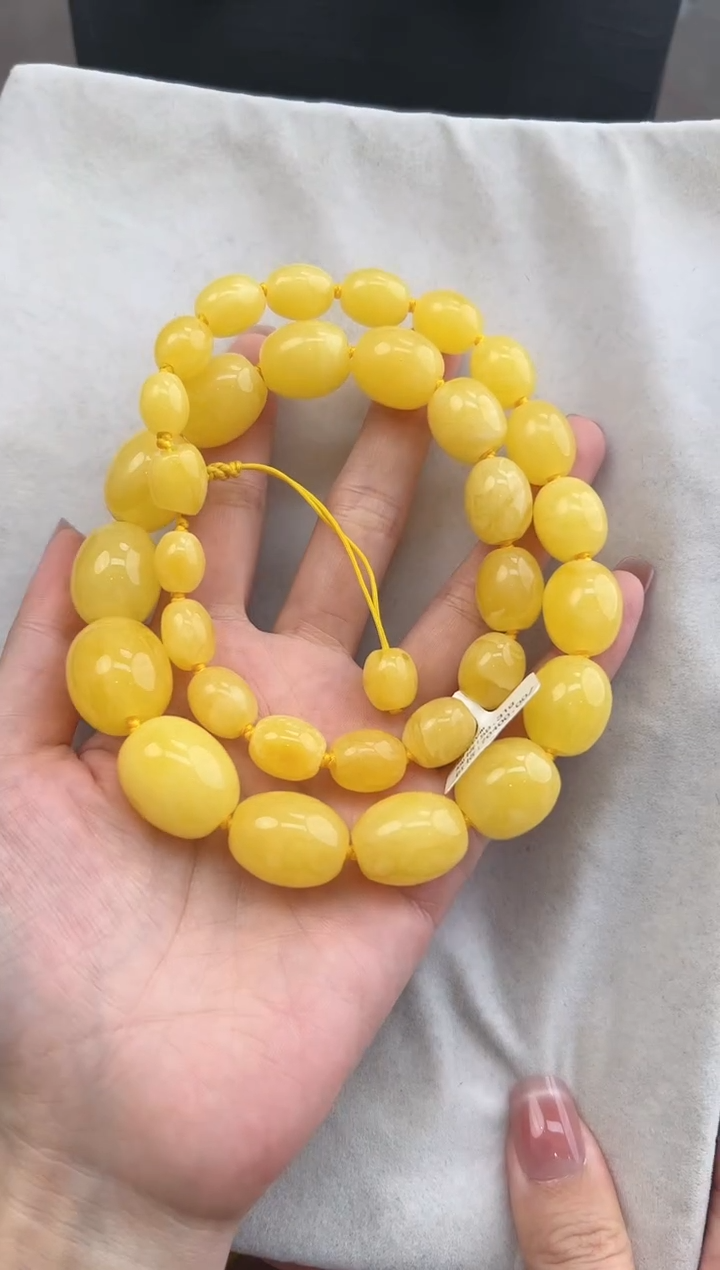 【闪购商品】琥珀裸石未镶嵌10112069-项链