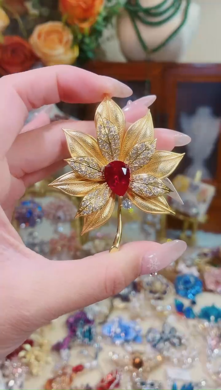 合成立方氧化锆铜合金秋意浓