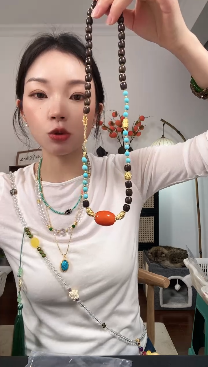 【闪购商品】琥珀颈饰未镶嵌A699AAAAA