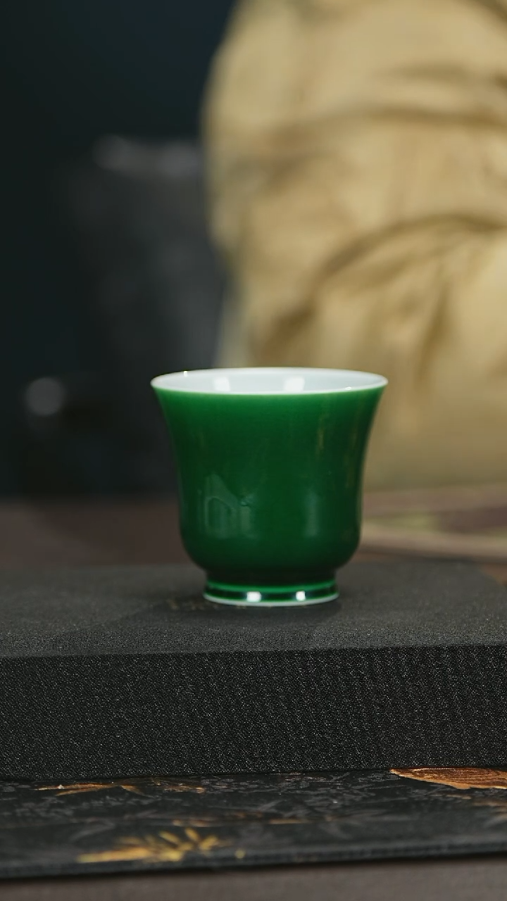 【闪购商品】瓷唐里郎窑绿小杯