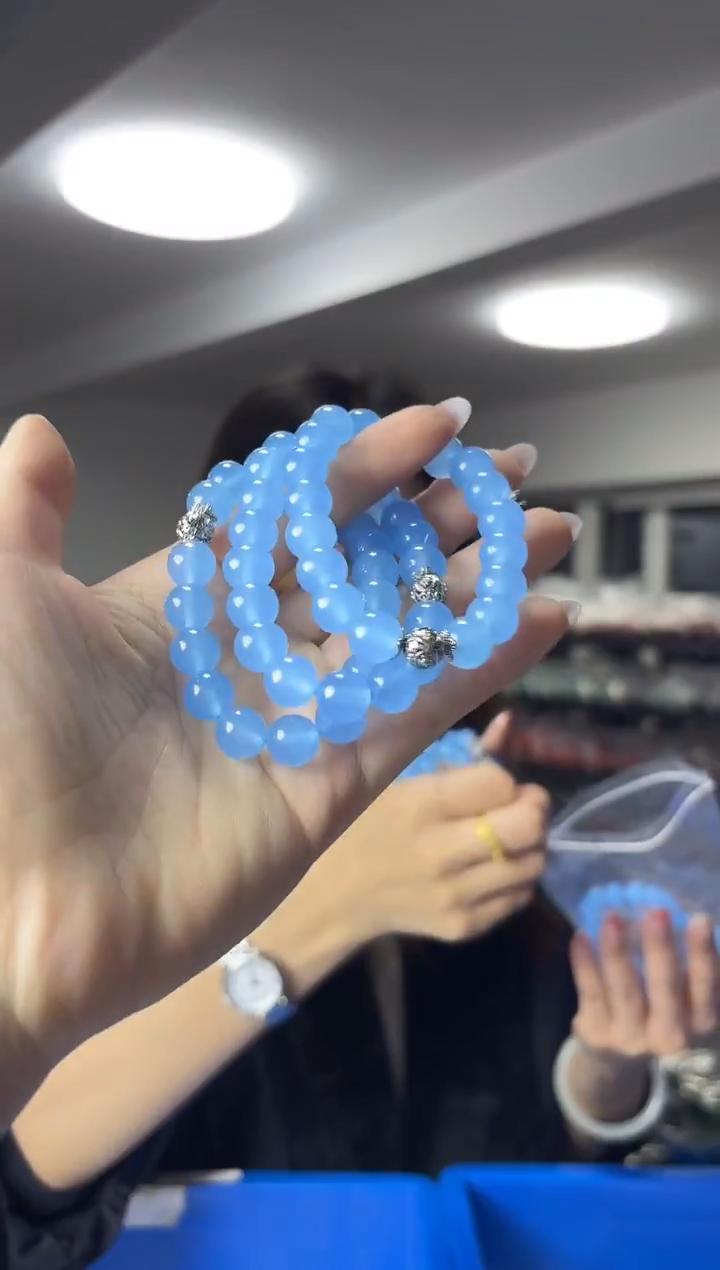 未镶嵌手链海蓝宝石（多样性发一件）