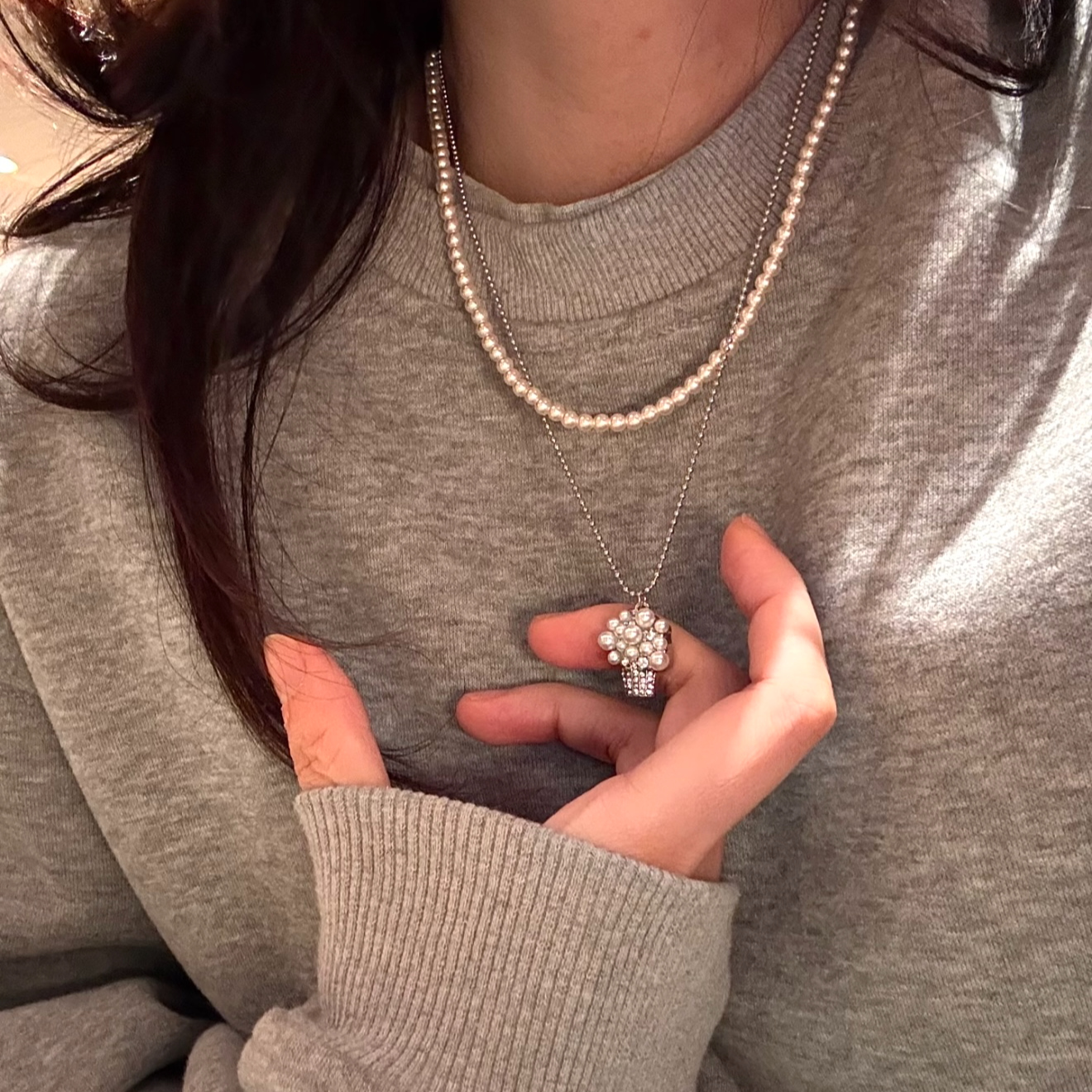 铜合金项链 高级百搭项链