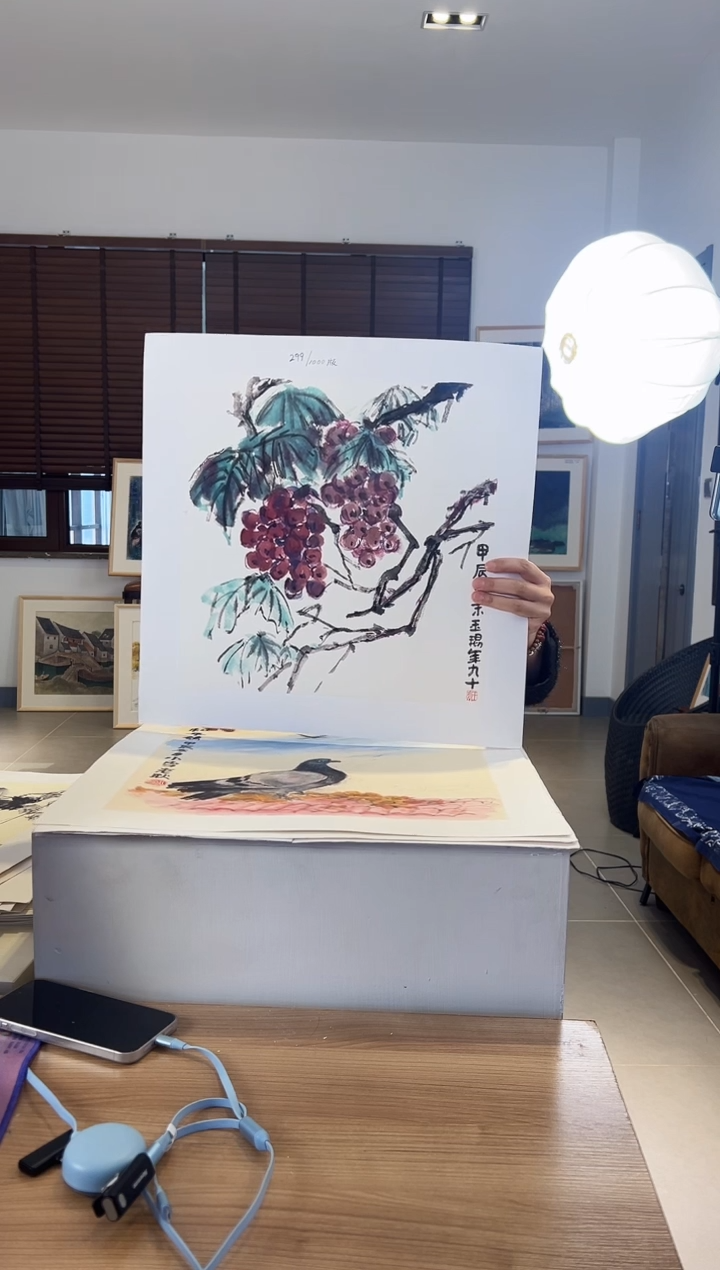 【闪购商品】版画耿玉琨限量作品亲签盖章版画S