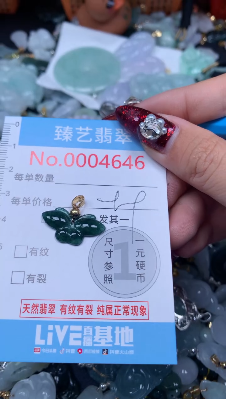 颈饰未镶嵌翡翠4646