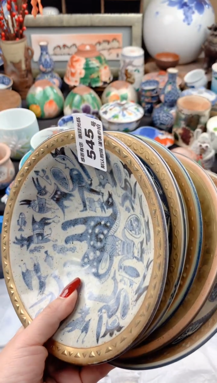 【闪购商品】瓷片545号九姑娘工艺品瓷器