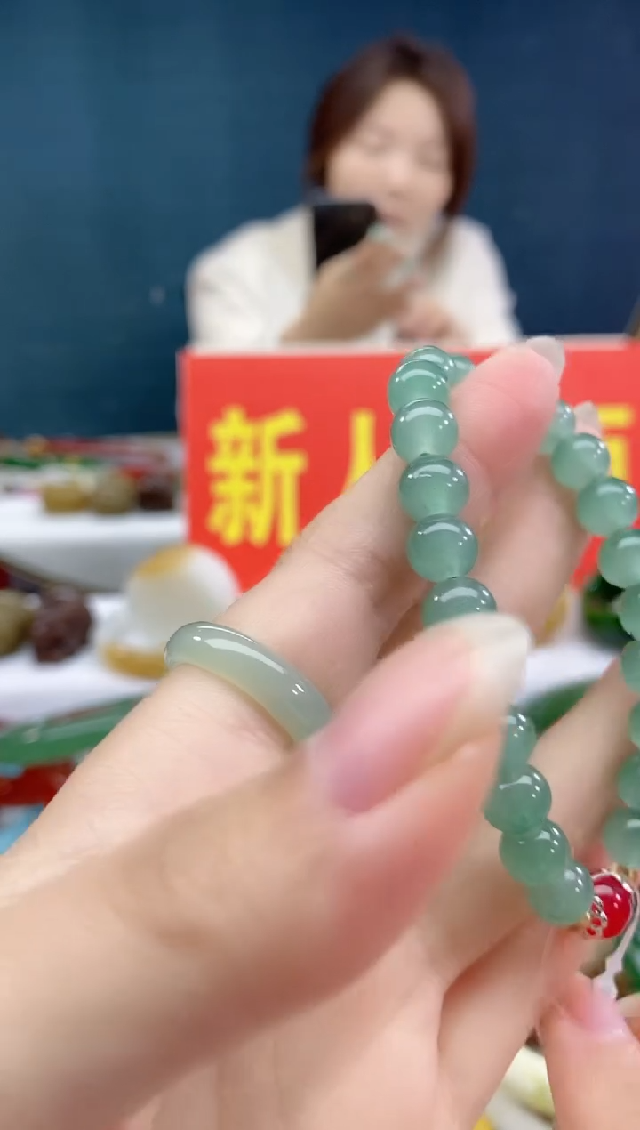 【闪购商品】玛瑙/玉髓手链合金8