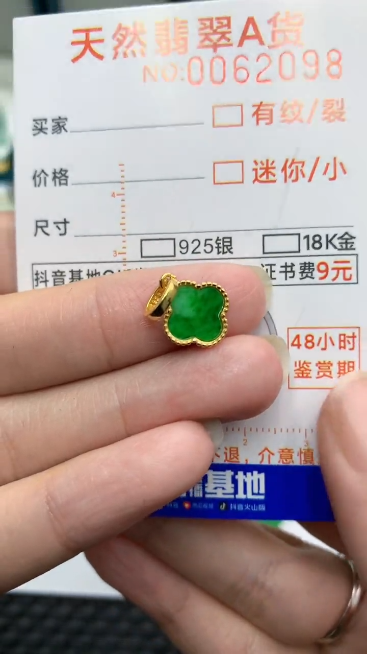 【闪购商品】翡翠颈饰银S925镶嵌            8