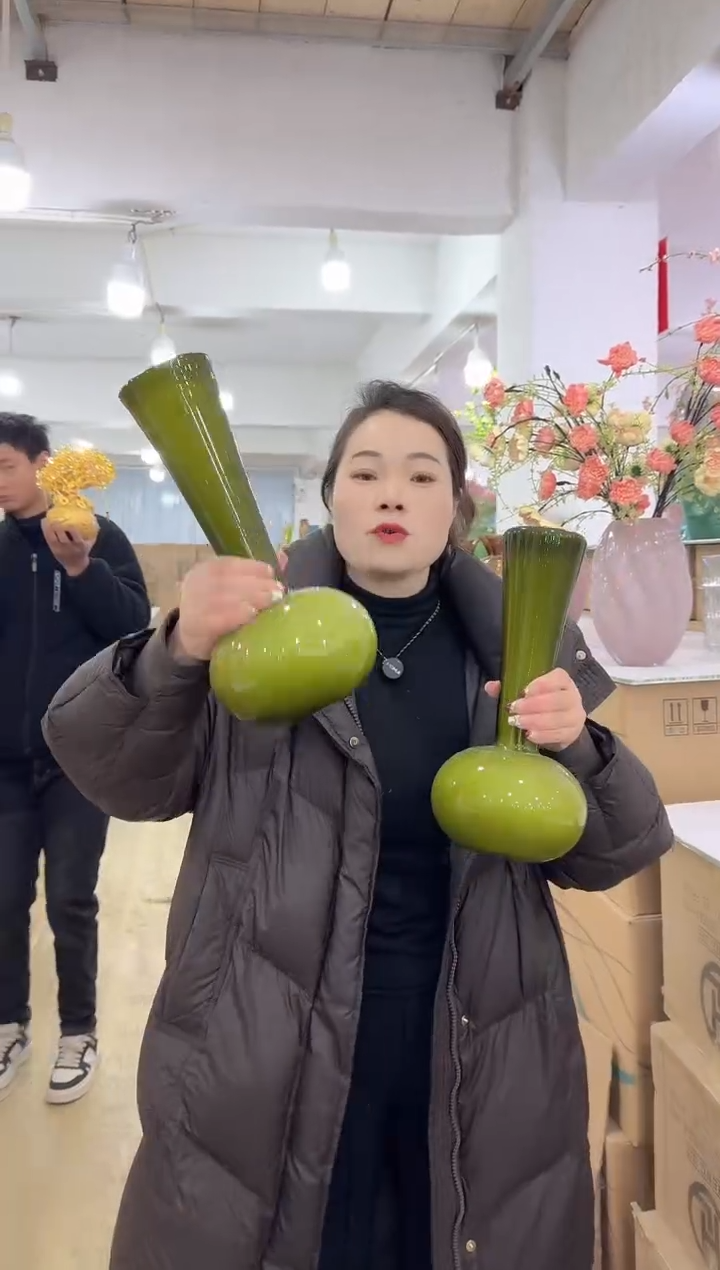 【闪购商品】无铅玻璃甄选花器-d-早21