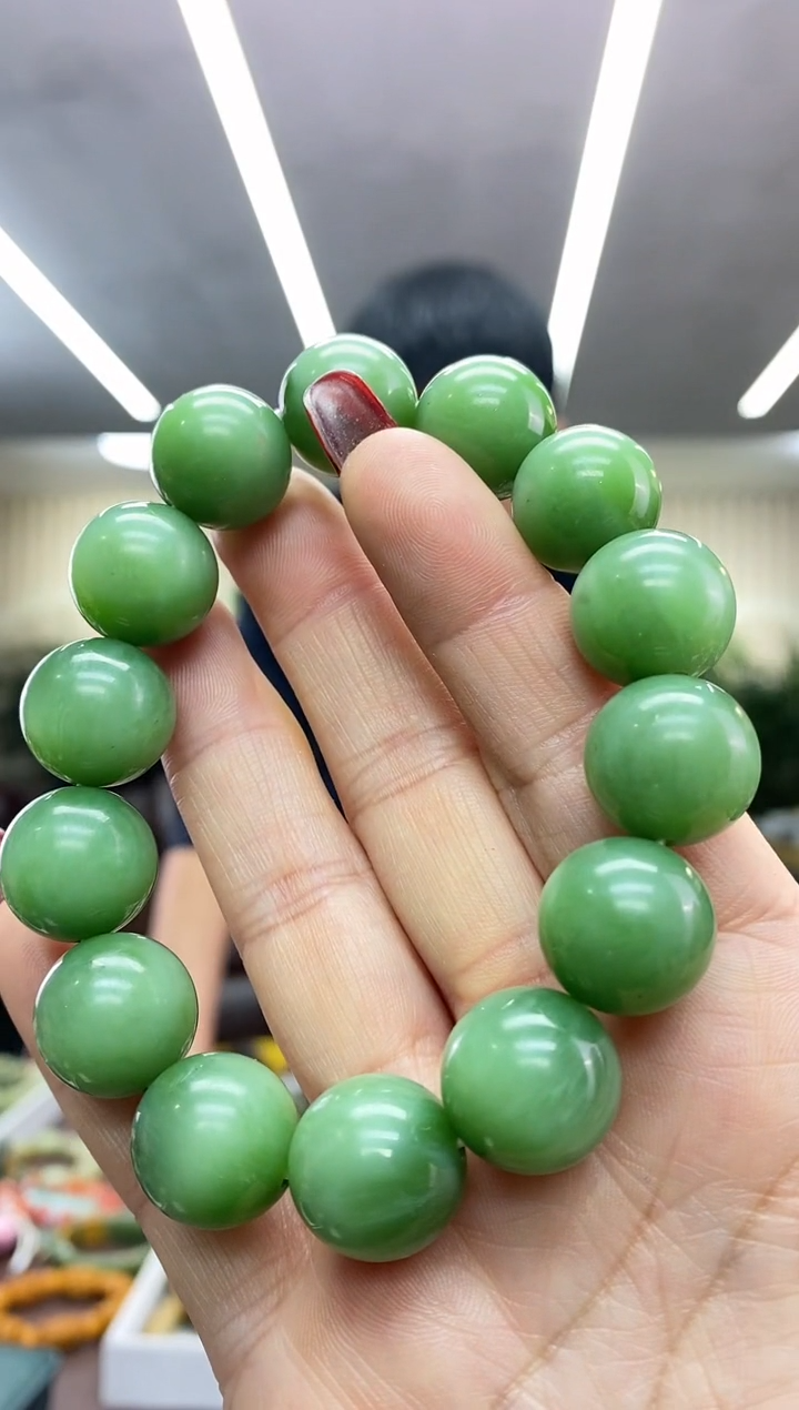 【闪购商品】和田玉（碧玉）手串未镶嵌手串