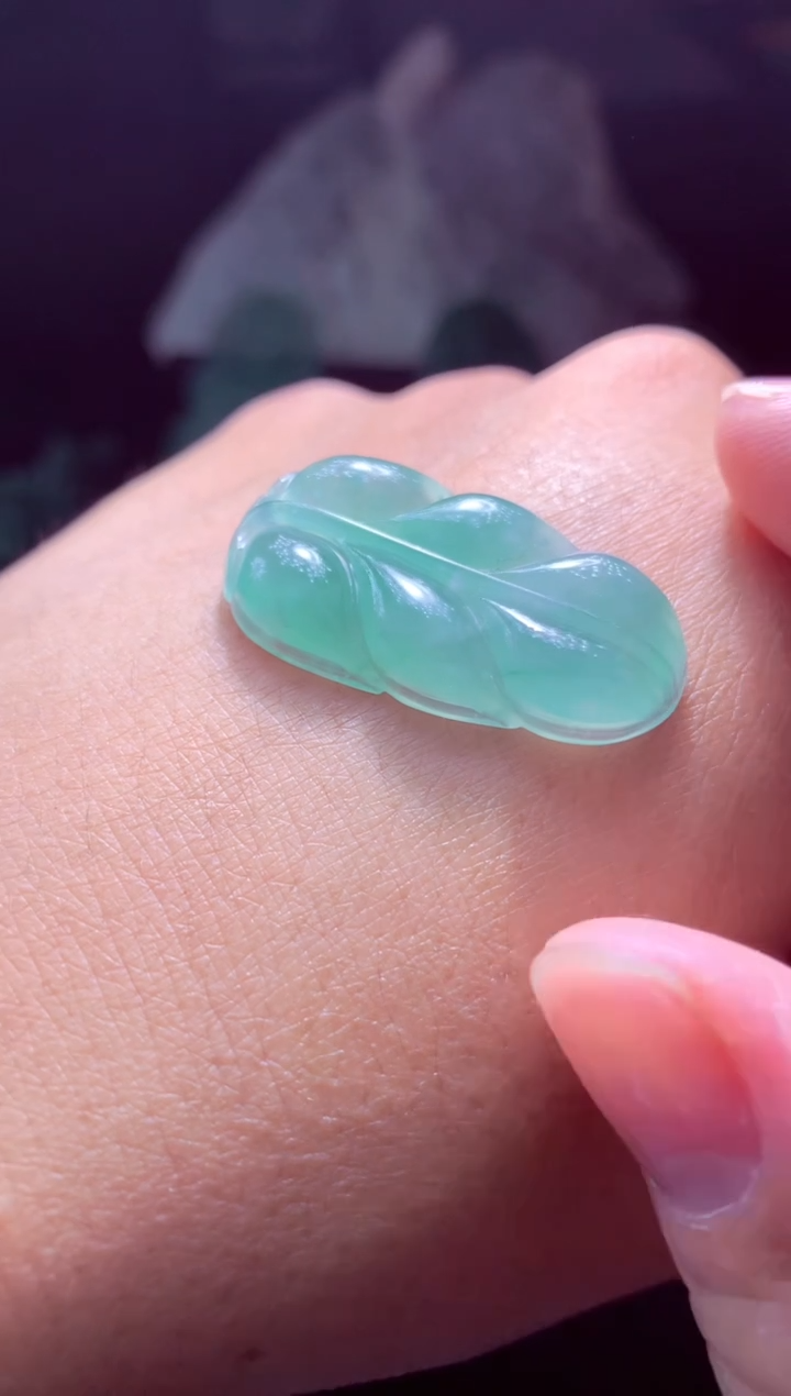 未镶嵌定制翡翠简**乐天然翡翠A货吊坠 官方基地发货