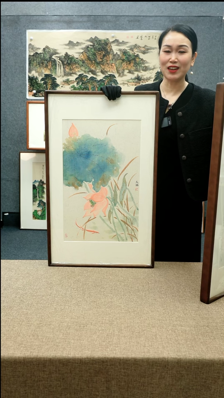 【闪购商品】国画48*77文诚老师花鸟