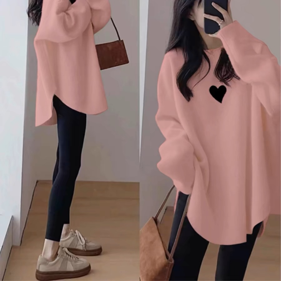 Moonlit 秋冬季百搭时尚满印毛衣