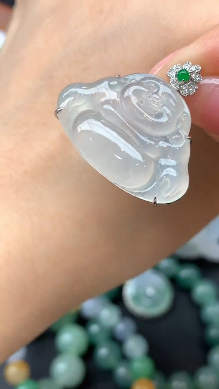 【闪购商品】翡翠耳饰未镶嵌321-天然翡翠