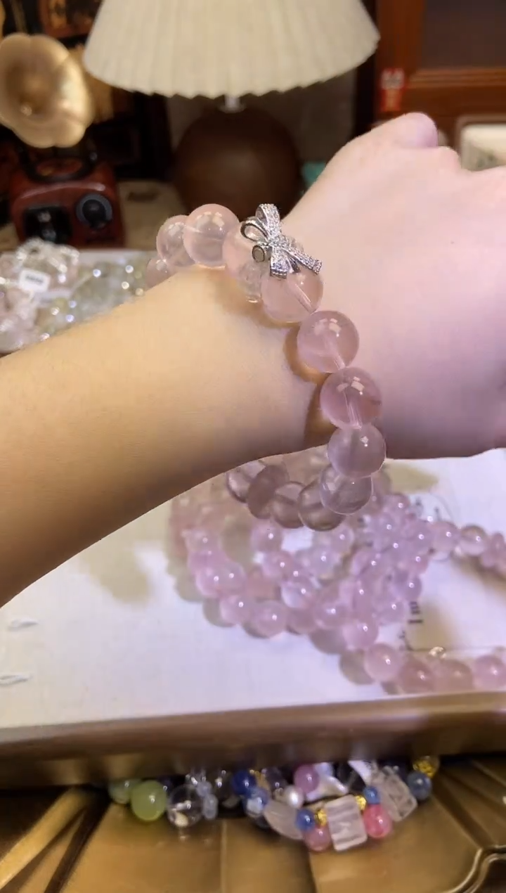 水晶手链未镶嵌3355手串