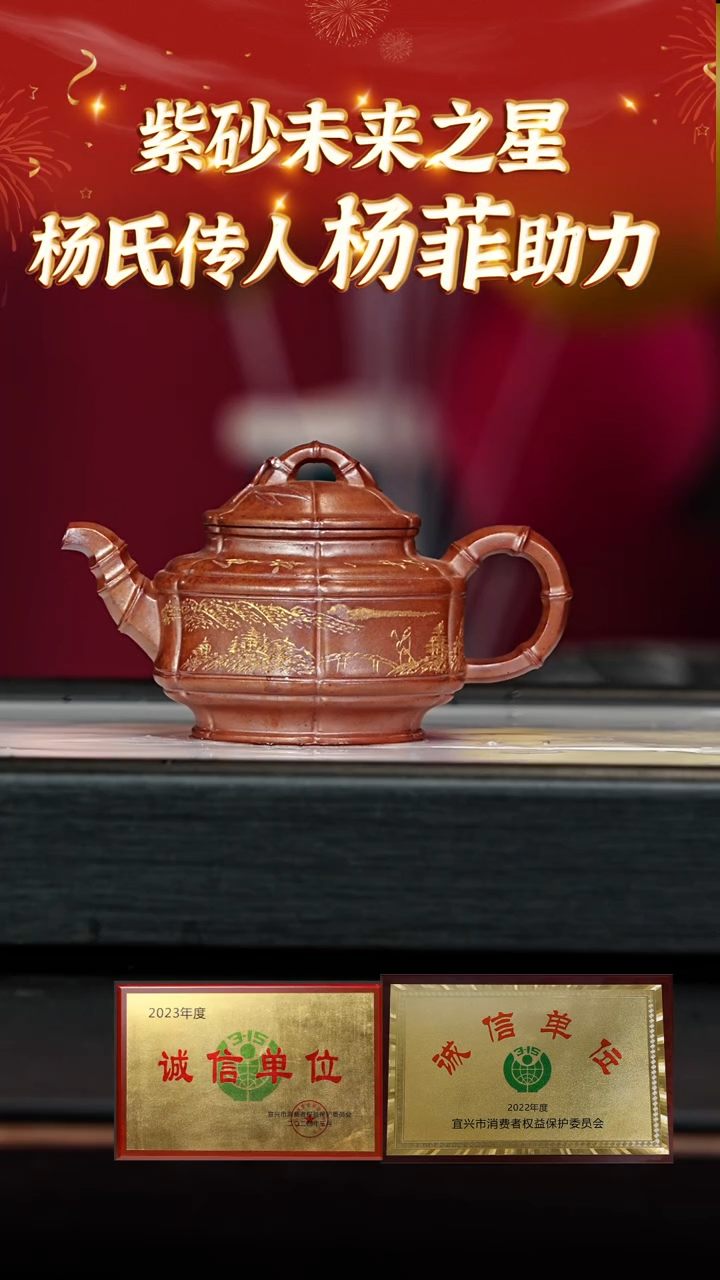【闪购商品】紫砂茶壶103 杨菲老师专场  桃花泥柴烧