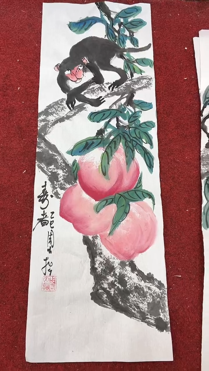 国画周大拙/国画/花鸟