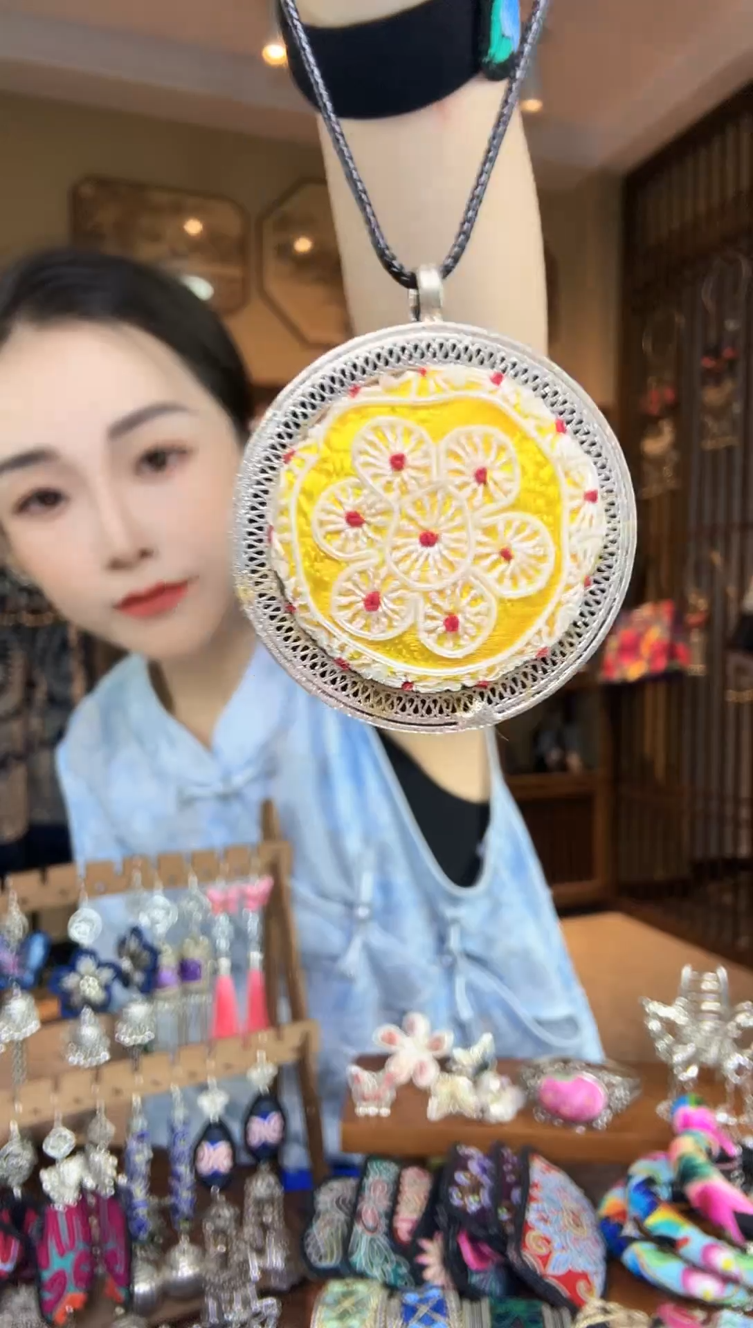 刺绣非遗刺绣民族风饰品
