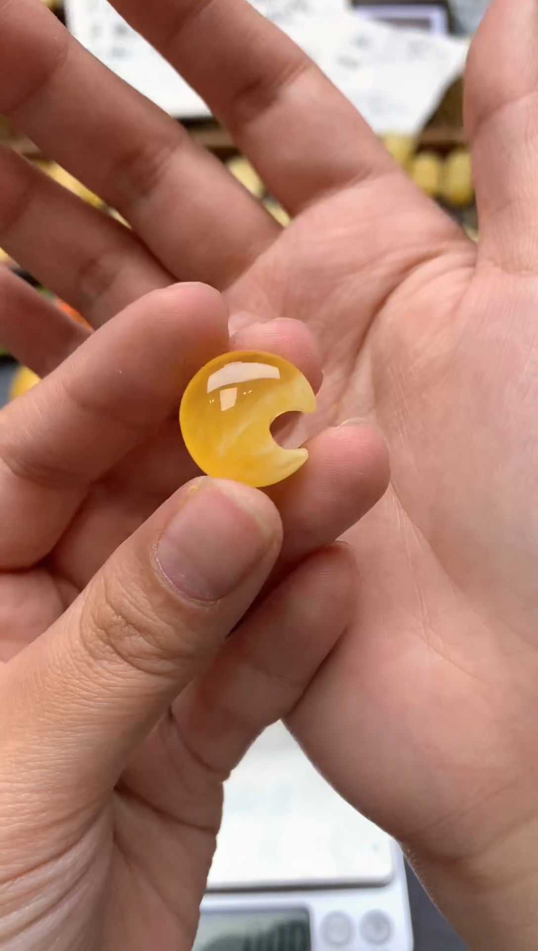 【闪购商品】琥珀珠宝奇石未镶嵌021琥珀蜜蜡花粉