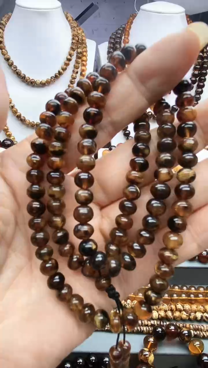 【闪购商品】琥珀颈饰未镶嵌6琥珀