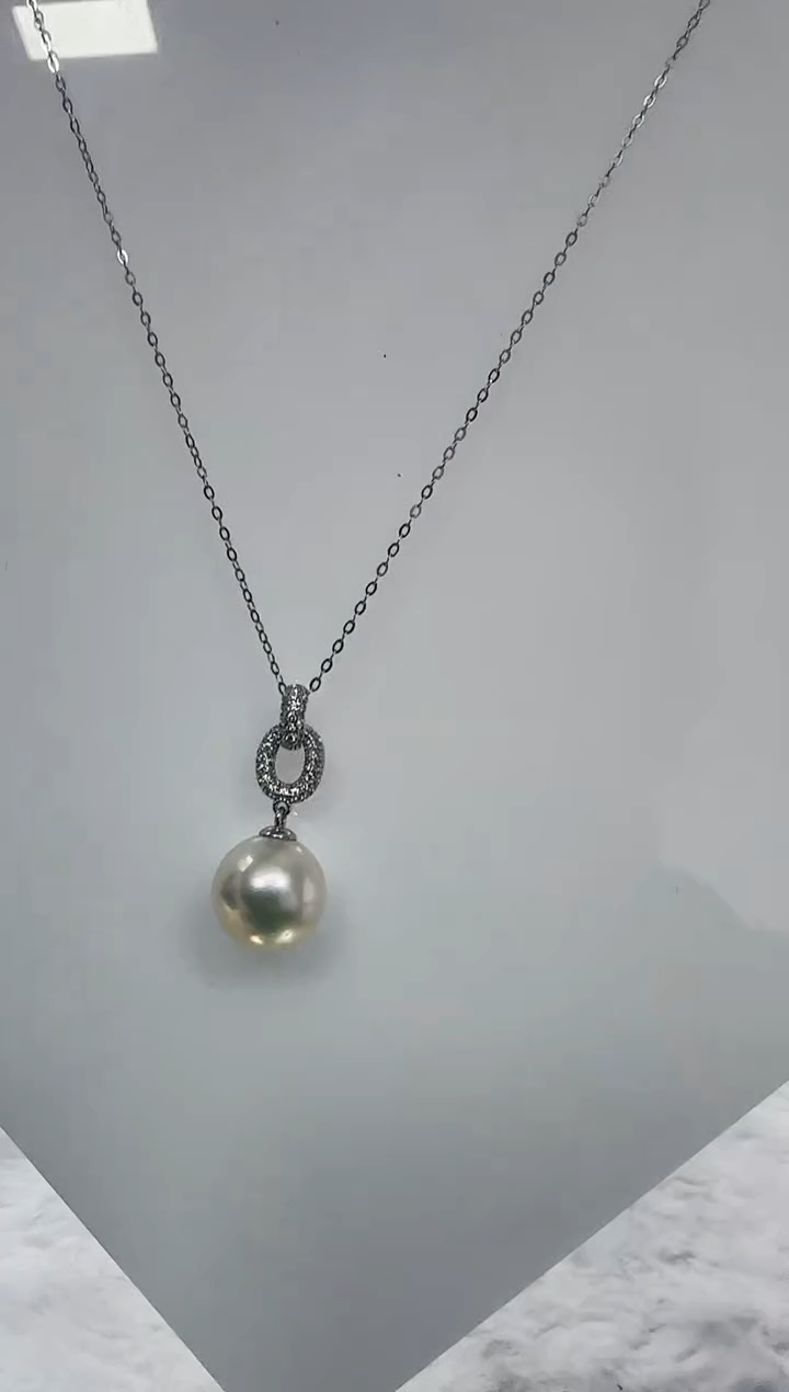 【闪购商品】淡水珍珠DA银S925镶嵌b633 吊坠13