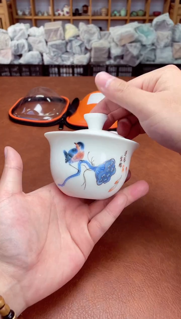 【闪购商品】摆件高端瓷器易仟杯茶器