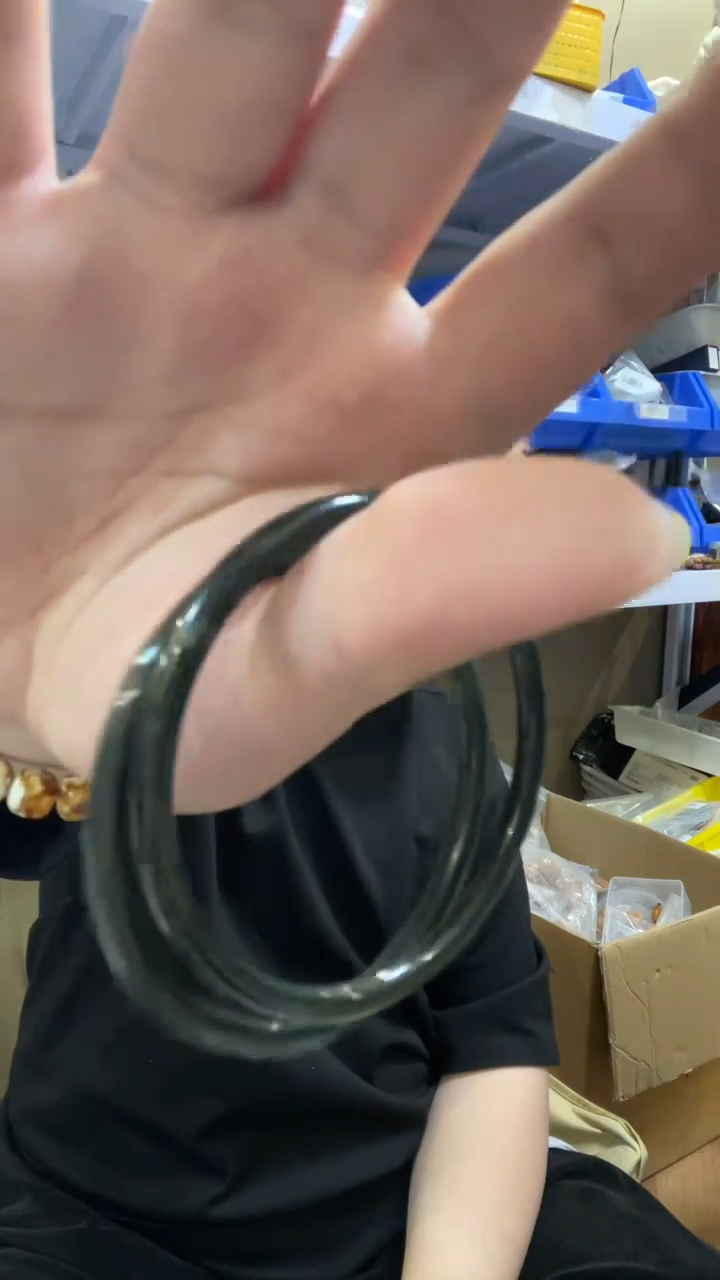 未镶嵌手串和田玉G33241227-05-62发一对