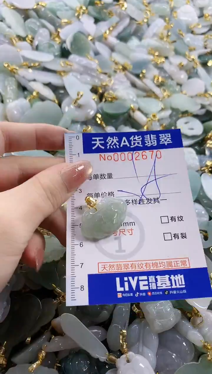 颈饰未镶嵌翡翠天然A货翡翠