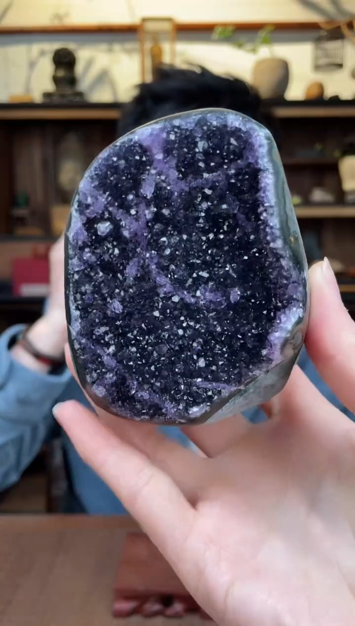 【闪购商品】水晶手镯未镶嵌026紫水晶摆件ST多样性发一