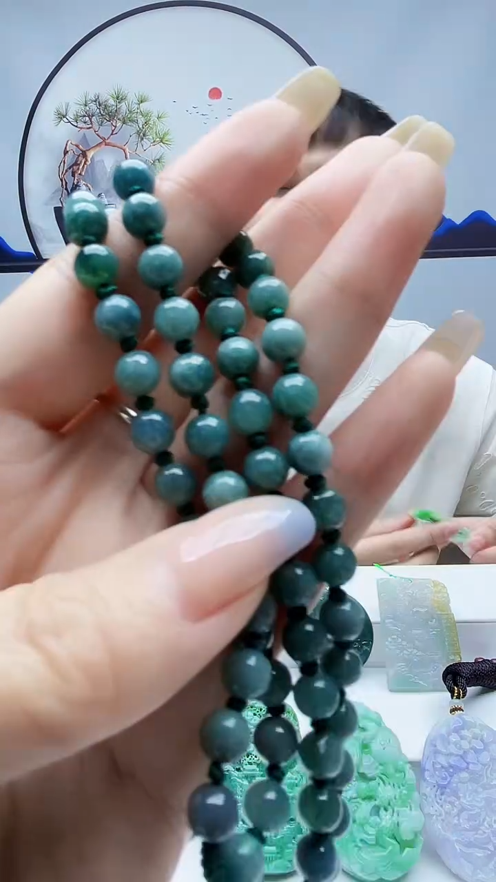 未镶嵌定制翡翠毛货挂件72