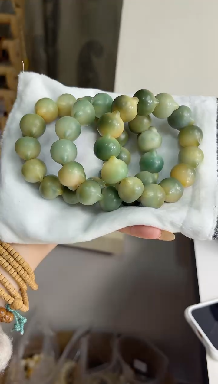 手串菩提根/象牙果沐f83干磨猫猫头21mm手串