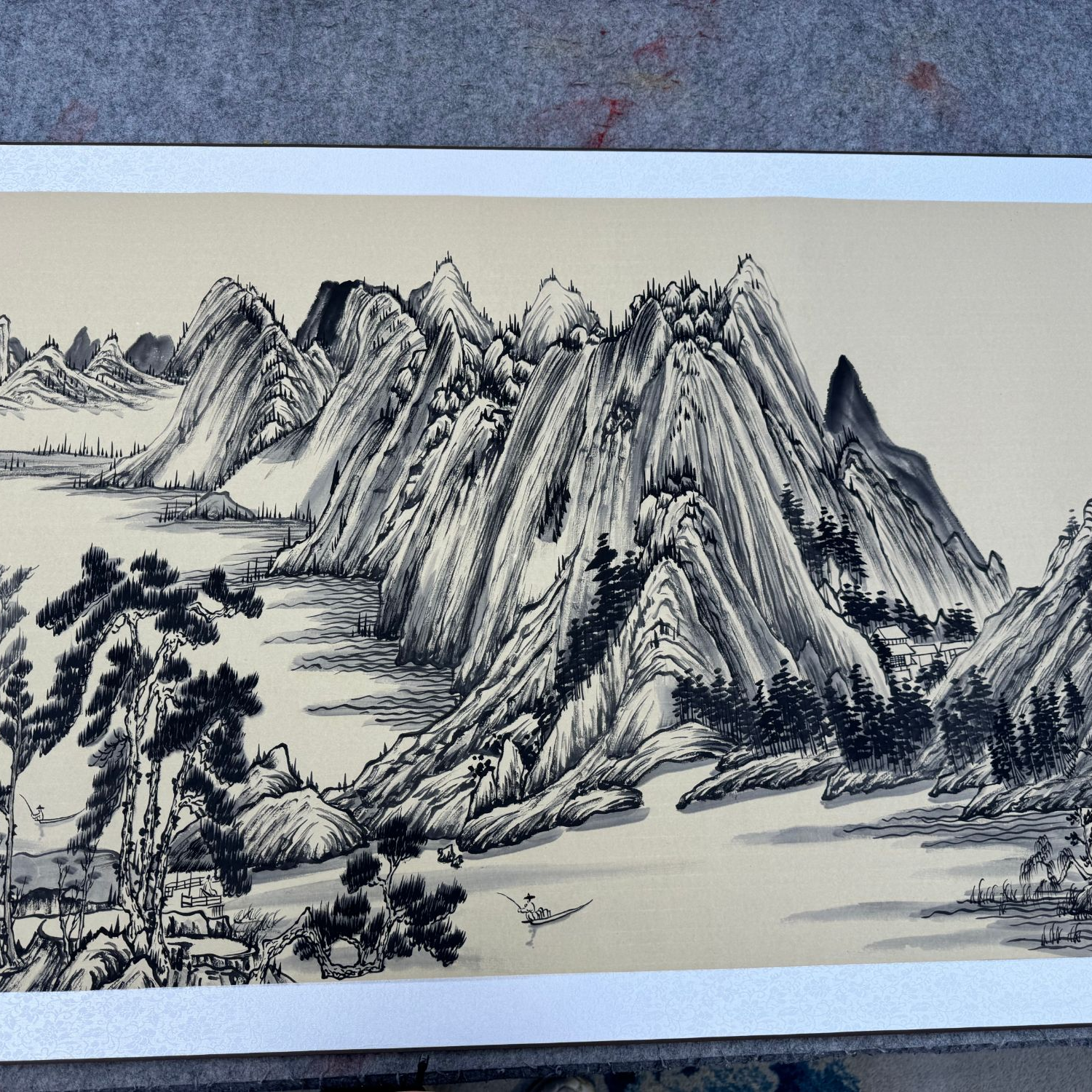 石联海作品 富春山居图 十米长卷