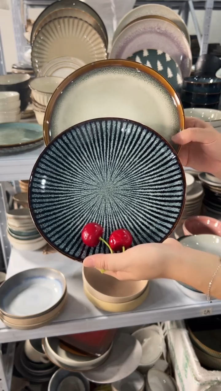 陶瓷外贸尾货瑕疵满20包邮X2 小盘组合