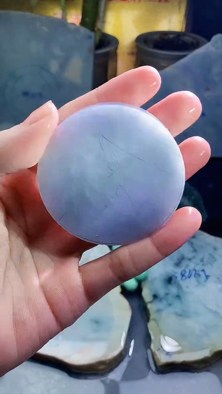 未镶嵌挂件翡翠小雨428