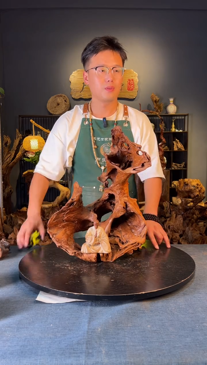 木卢师傅根艺作品（不包含人物摆件）