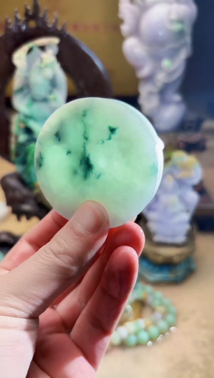 未镶嵌挂件翡翠A货张麦9856