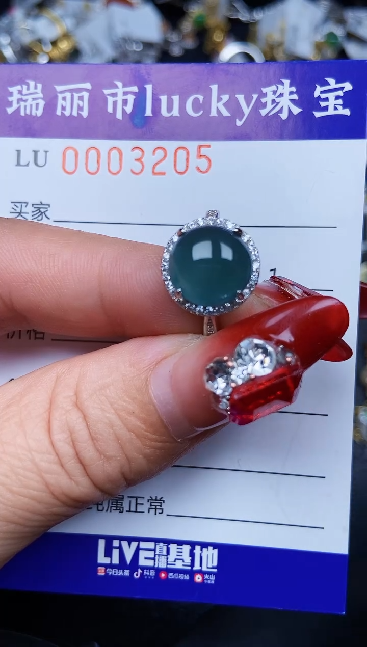 【闪购商品】翡翠颈饰银S925镶嵌3205