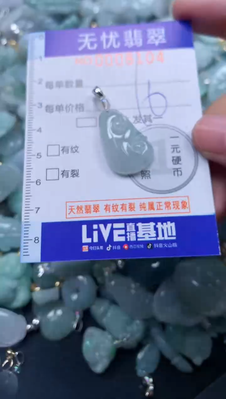 颈饰未镶嵌翡翠8104