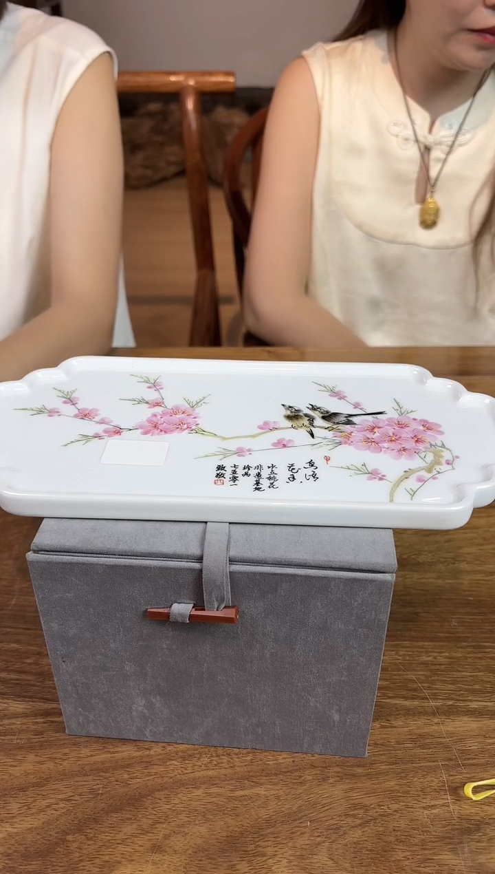 瓷版画瓷立方-水点桃花专场0658