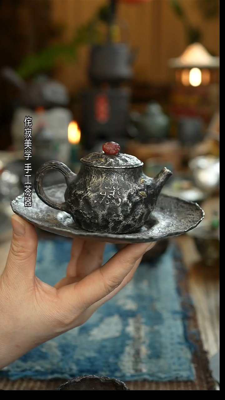 纯手工纯银正把壶（无壶承）