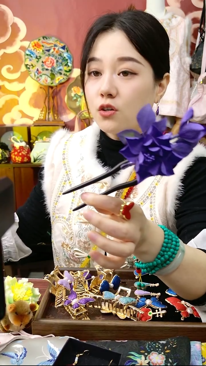 非遗绒花好美拉拉