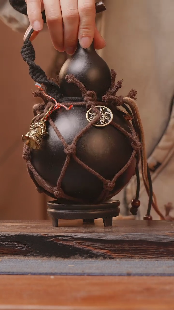 【闪购商品】311号精品大漆葫芦防腐防渗装水茶酒