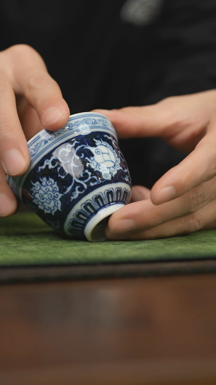 【闪购商品】杯柴窑青花破价福利