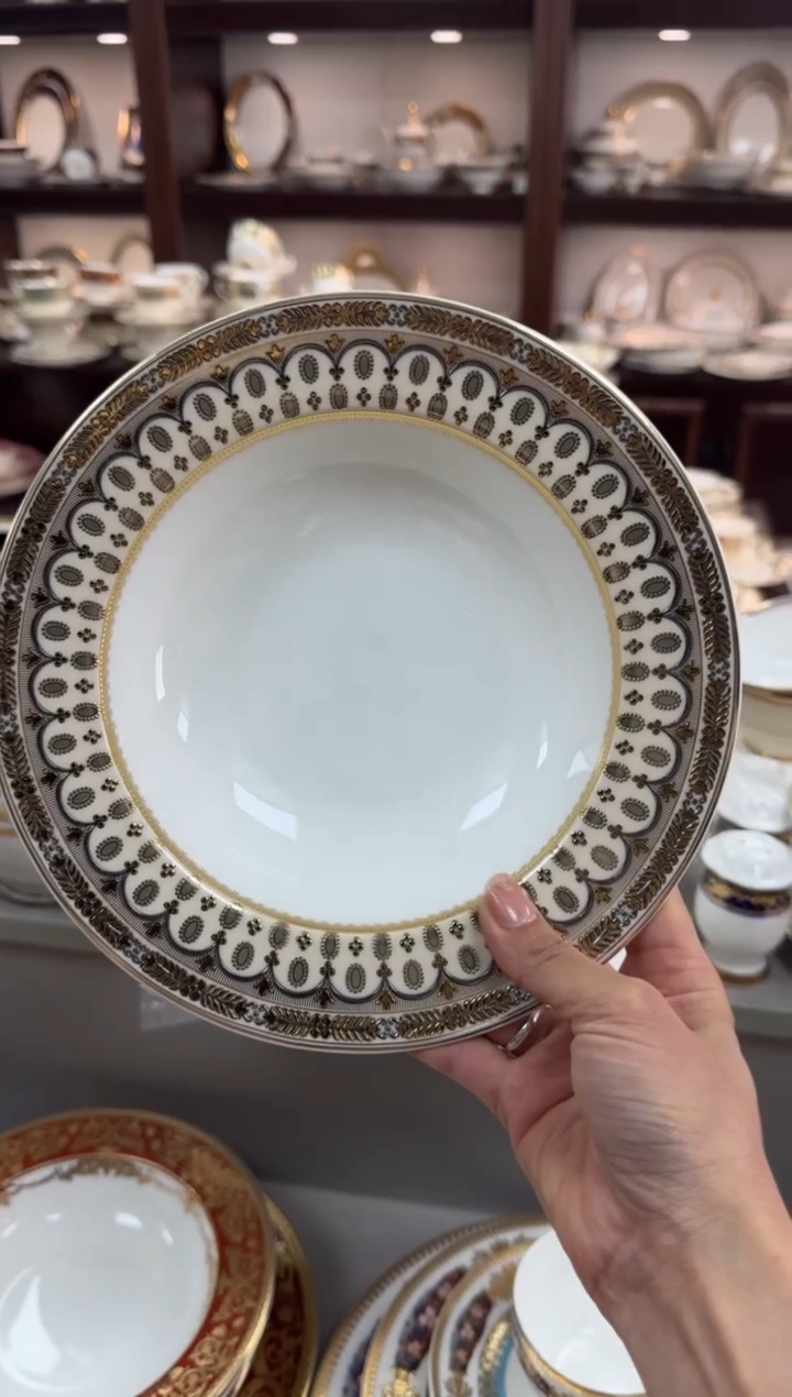 【闪购商品】瓷片8.5寸草帽盘2个  春节活动福利价