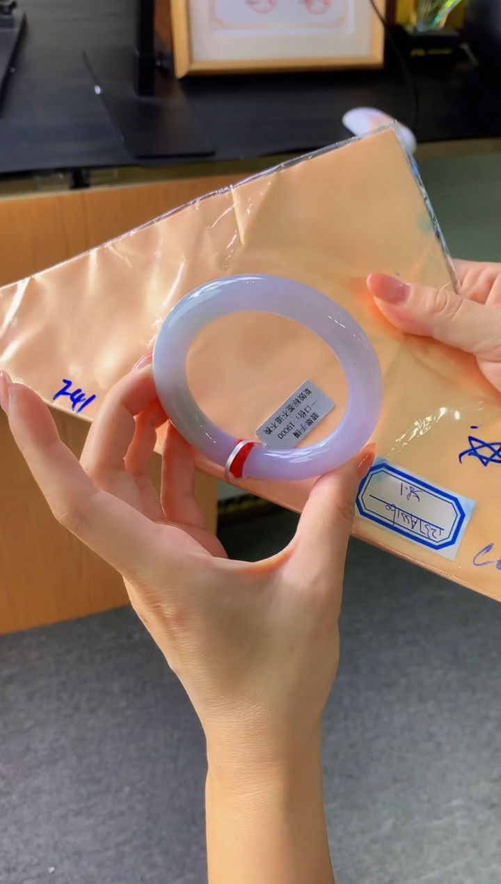 未镶嵌手镯翡翠-C60 圈口58.4