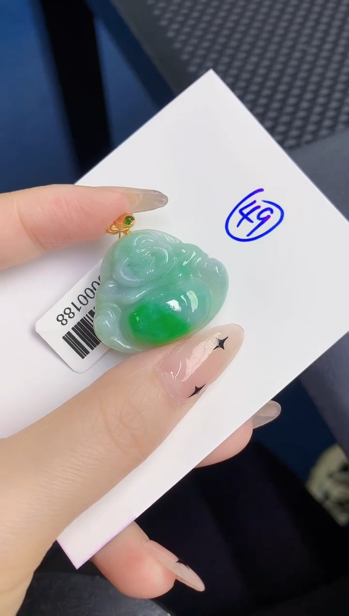 颈饰未镶嵌翡翠缅甸天然翡翠A货