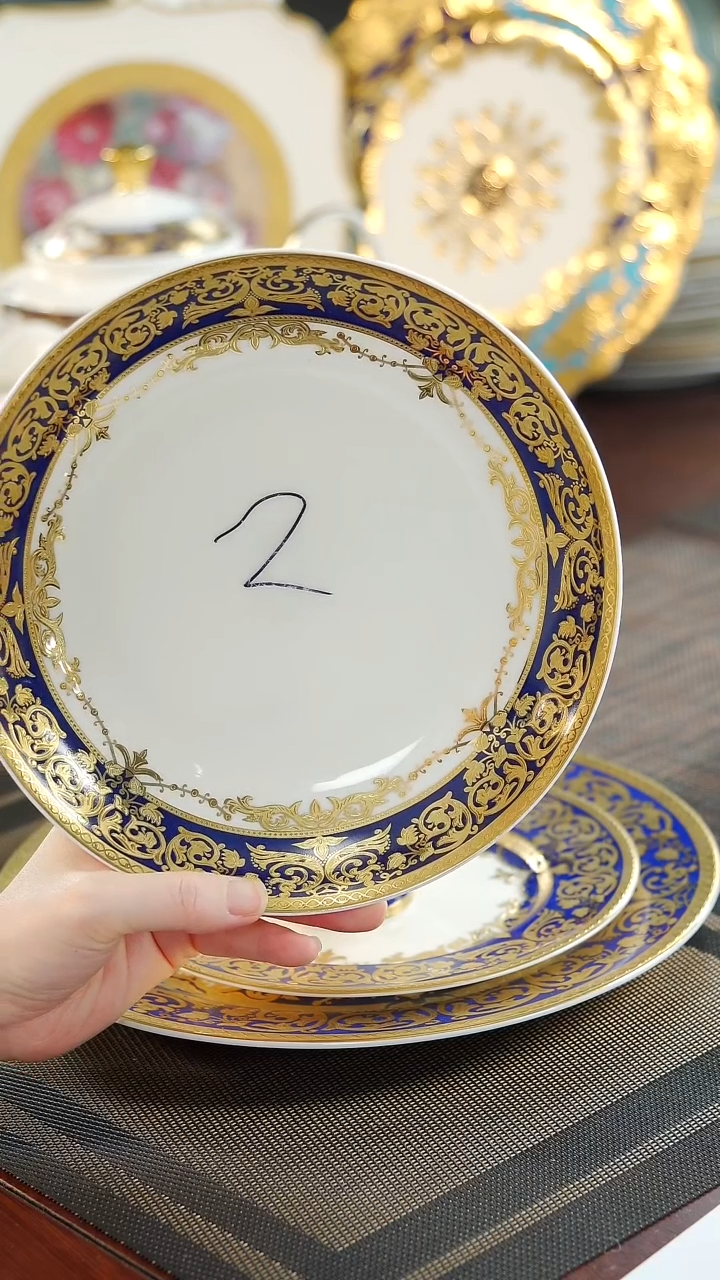 【闪购商品】瓷片8英寸深菜盘 福利价